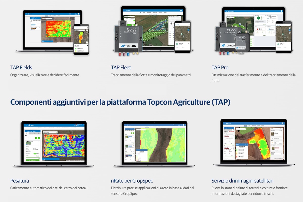 Il servizio Satellite Imagery completa l'offerta di sistemi e servizi Topcon di agricoltura di precisione